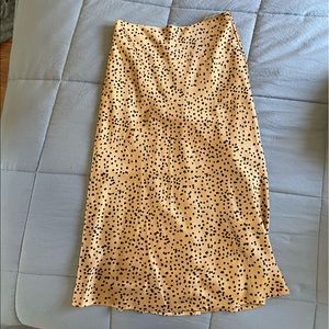 nordstrom silk slip skirt never worn